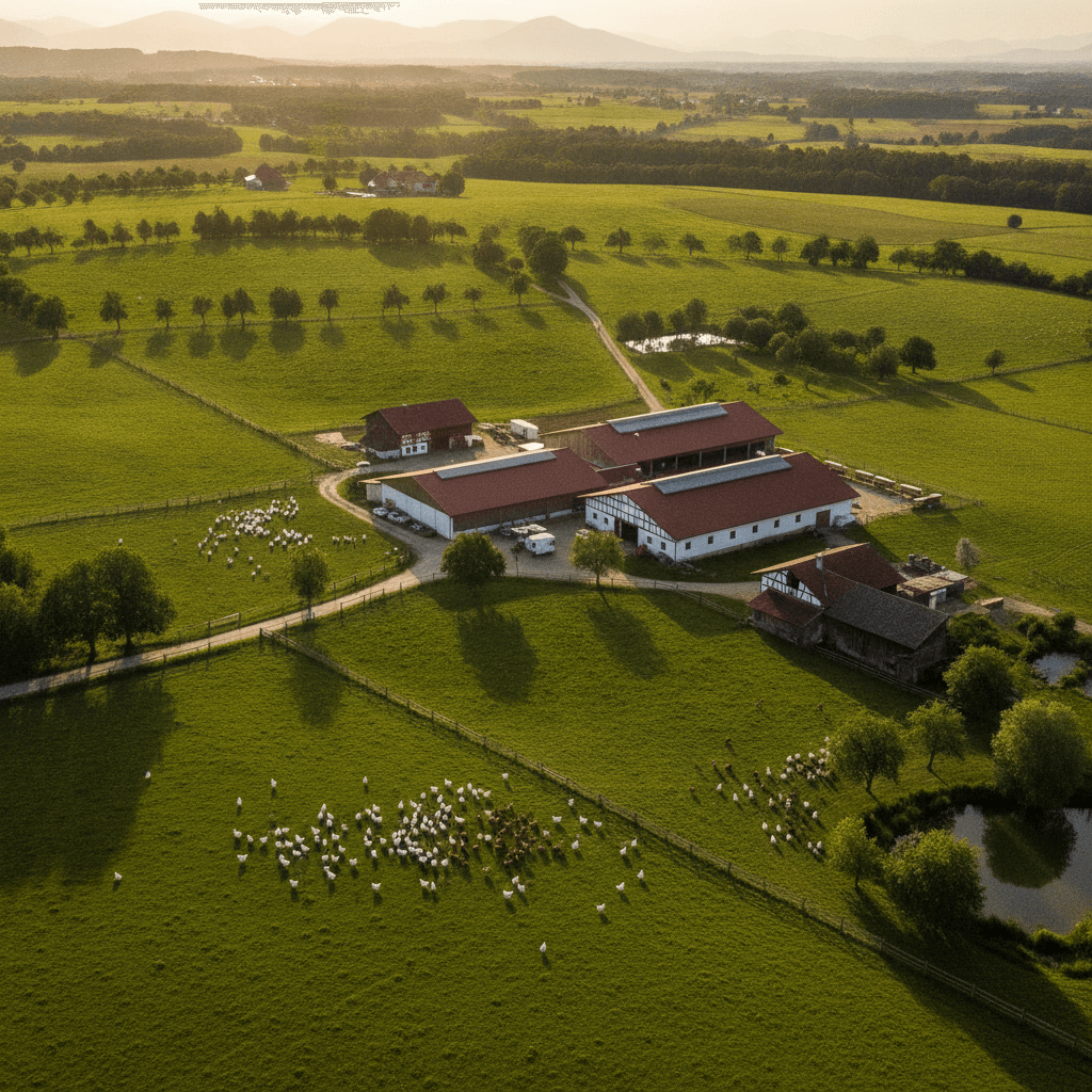 Vogelperspektive Hofgut Steinbach
